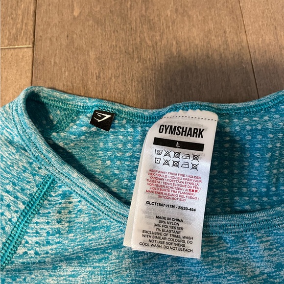 GYMSHARK vital seamless crop top size L - Picture 4 of 6
